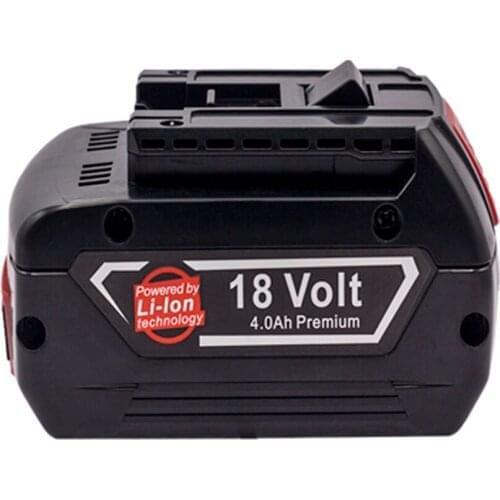 Compatible with Bosch Power Tool Pprofessional Bbattery BAT609 BAT610 BAT618 BAT619 18V 4000mAh 18650 Lithium Ion Battery Pack