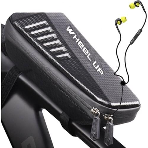 WHEEL UP Rainproof Waterproof Bike Top Tube Bag Hard Shell Bicycle Frame Bag High Capacity Cycling Front Bag Bike Accesorios