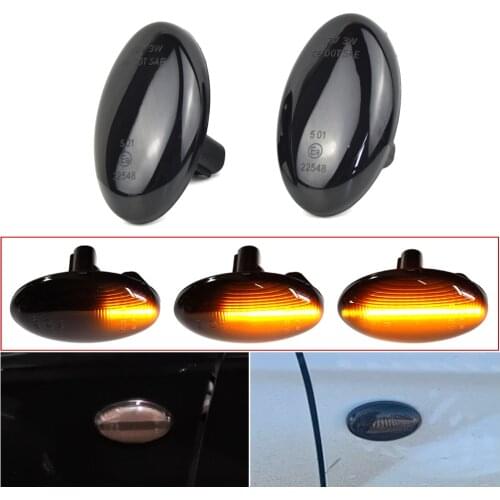 Sequential Lamp Flasher Flowing Indicator Led Dynamic Side Marker Turn Signal Light For Subaru Forester Liberty Impreza WRX Sti