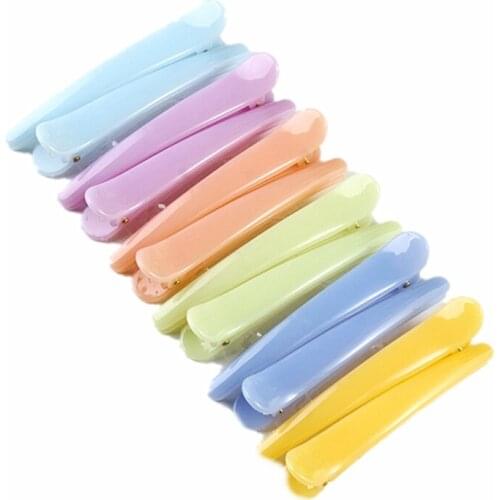 12 Pack Salon Hair Clips Salon Sectioning Hairpins Hairstyle Hair Barrettes Makeup Clips accessories