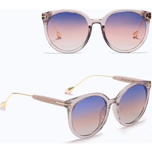Women sunglasses womens glasses polarized eyewear for lady fashion gafas de sol UV400 lents de sol mujer ultralight round lens
