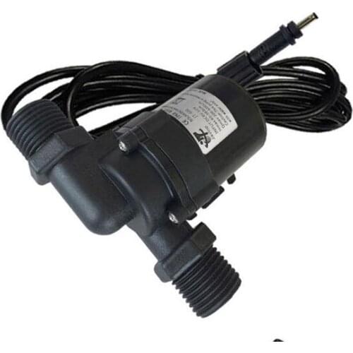 12V24V Brushless Solar Water Heater Silent Pressurized Booster Pump Submersible Cycle Land Pump 3.5 Meters Waterproof Plug