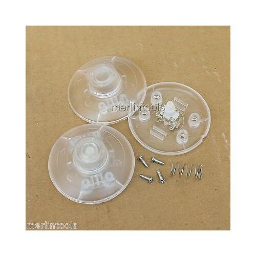 2pcs Clear In-line Inline Lamp Foot Push Switch Power Light FootSwitch Lighting