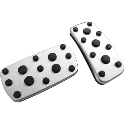 2Pcs/Set Car Interior Front Brake Accelerator Pedal Cover Fit For Subaru Forester XV Impreza Outback Legacy 2014 2013