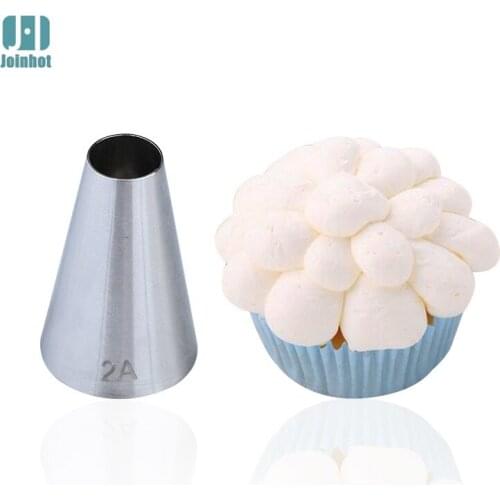 #2A 1PC Pastry Tip Decorating Tools Bakeware Set Fondant Cake Cupcake Sugarcraft Stainless Steel Icing Piping Nozzles