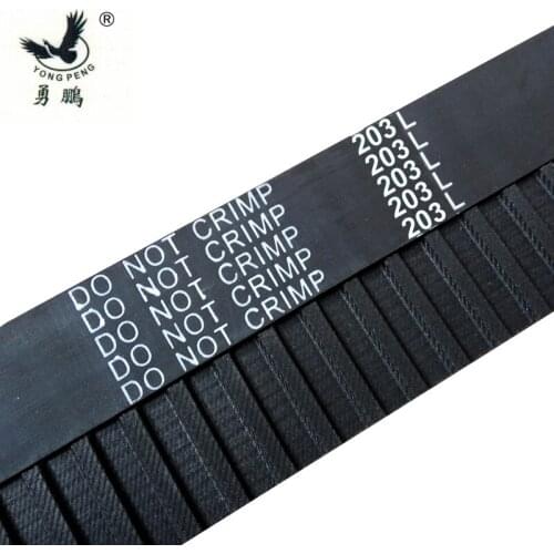 5 pieces/set 203 L Timing belt Pitch 9.525mm length 203" (514.35mm) width 12.7mm 20mm 25mm teeth 54 Timing pulley 203L