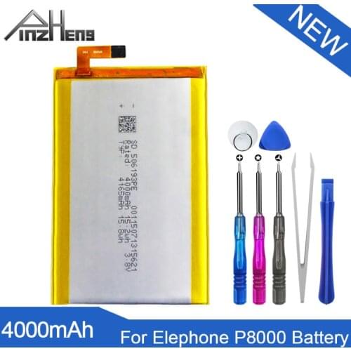 PINZHENG 4165mAh Mobile Phone Battery For Elephone P8000 High Quality Replacement Battery For Elephone P8000 With Repair Tools