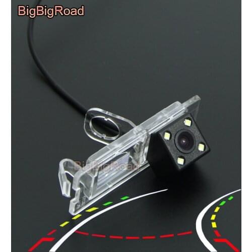 BigBigRoad Car Intelligent Dynamic Trajectory Tracks Rear View Camera For Renault Fluence / Dacia Duster / Megane 3 Waterpoof