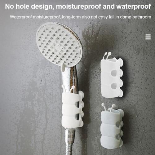 Bathroom Shower Sprinkler Holder Drill-free Sucker Shower Head Bracket For Shower Mounting Nozzles