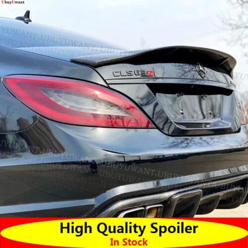 FOR Mercedes Benz CLS Class W218 CLS 260 300 350 Rear Wing R Style Rear Luggage Compartment Spoiler Car Wing Spoiler 2011 - 2016
