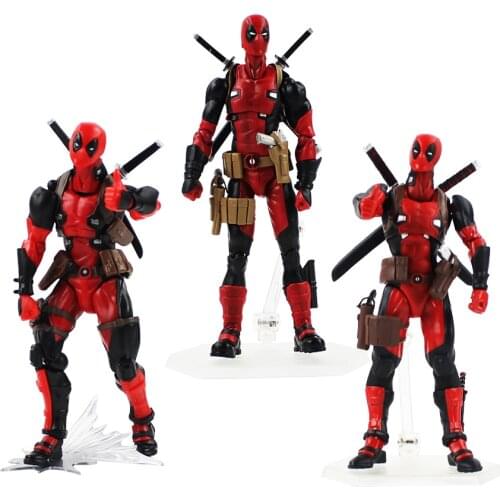 14-18cm 3styles Deadpool X-Man Figure Toys Super Hero Dead Pool PVC Action Figure Model Collection Toys With Box