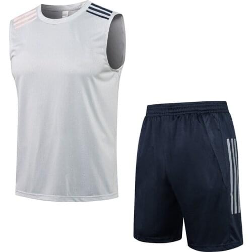 High-quality mens training clothes, running, sportswear, jacket and trousers suits, T-shirts. Football sports suit.Short sleeve