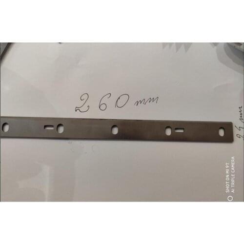JTEX 2PCS 260x24x2mm HSS Planer Knives Blades for Hais, Scheppach HMS 1070, Woodstar pt106 , gűde 254 Wood Planer
