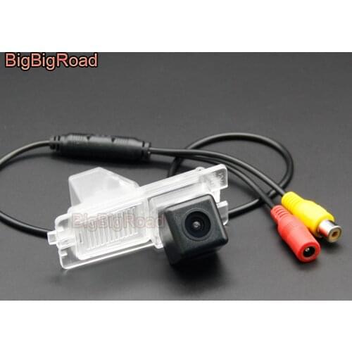BigBigRoad For SsangYong Ssang Yong Rexton Kyron Actyon Sports Korando Vehicle Wireless Rear View Parking Camera HD Color Image