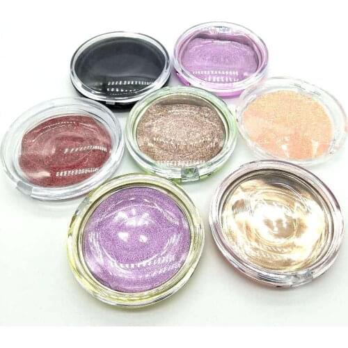 Round lash case vendor supply hot sale hard plastic eyelash box round lash case round lash packaging with different background