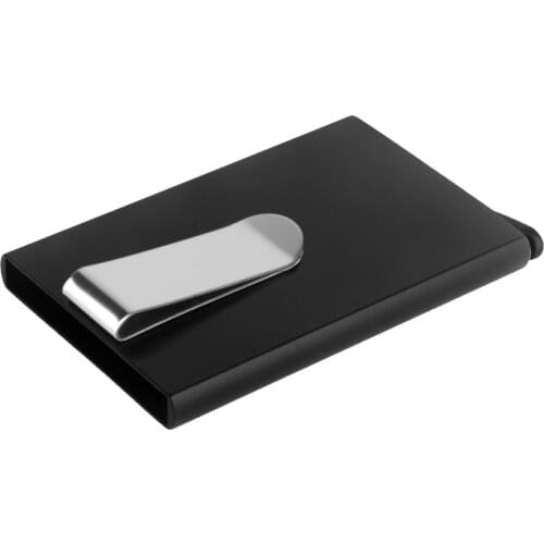Stainless Steel Metal Business ID Travel Card Wallet Automatic ID Credit Card Holder Men Women Card Clip Stainless Steel Clip