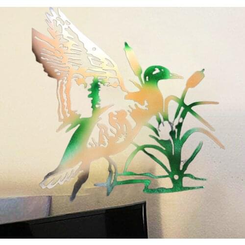 Sign Stakes Exquisite Animal Shape Metal Metal Wall Decal Sticker Ornament for Decorating