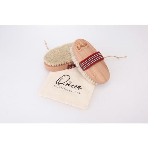 Natural Horsehair Brush Bath Sponge Cellulite Anti