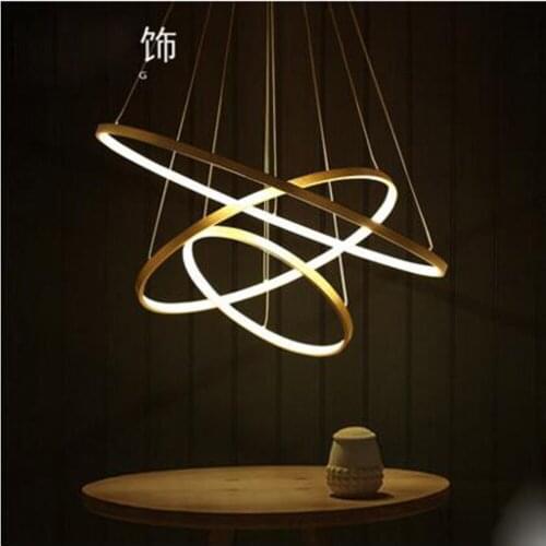 Post-modern led chandelier Nordic art restaurant bar chandelier simple creative personality large living room bedroom lamps led