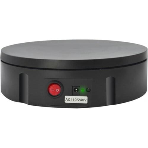 50% Hot Sales Automatic Turntable Low Noise 360 Degree Rotation 10 Gear Remote Control Rotating Showcase for Photography