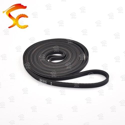 10pcs 2GT-2270-6/10mm belt closed loop rubber 2GT-2270-6/10mm timing belt Teeth 1135 Length 2270mm width 10/6mm for 3D printer
