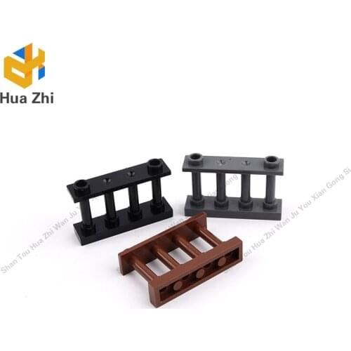 Building Blocks Parts 30055 10PCS Fence Spindled 1 x 4 x 2 [2 Top Studs] LEGOING MOCS Education