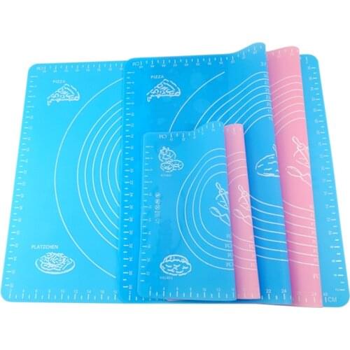 Silicone Non-stick Kneading Mat Pastry Anti-slip Mat Pastry Cake Baking Mat Kitchen Tool 70X50cm Extra Large