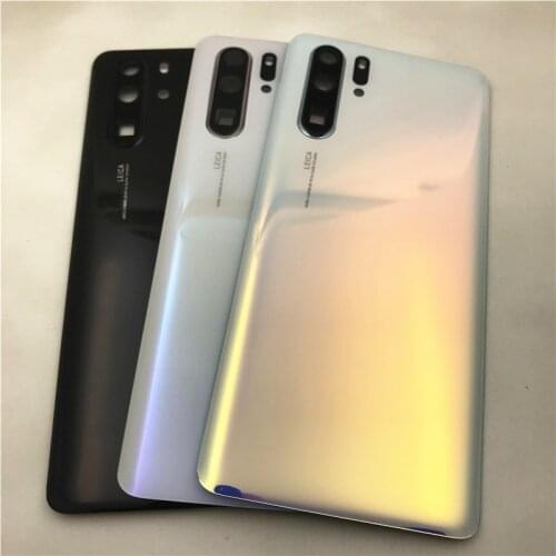 Top Quality For Huawei P30 Back Battery Cover Rear Glass Door Housing Case For Huawei P30 Pro Battery Cover With Camera Lens