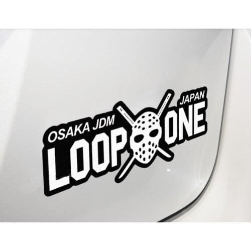 OSAKA JDM Japan Sticker Kanjozoku Loop One Vinyl Car Stickers Street Racers Car Decals Motorcycle