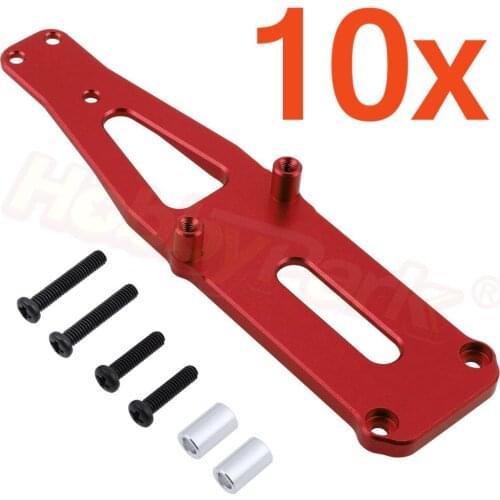 10Pieces Aluminum Shock Tower 0008 For WLtoys 12428 12423 1/12 Scale Crawler Truck Short Course Metal Parts