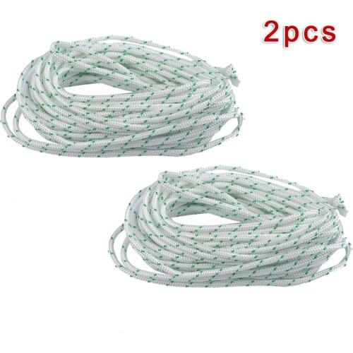 2pcs 4M Recoil Starter Pull Start Cord / Rope Lawn Mower Engine Atco Landscape Power Equipment: A Lawn Mower Pul Start Rope