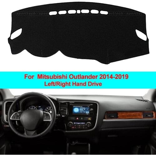 2 Layers Car Auto Inner Dashboard Cover Dash Mat Carpet Sun Shade Pad For Mitsubishi Outlander 2014 2015 2016 2017 2018 2019