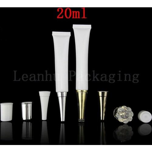 20ml Empty white Soft Tube For Cosmetics Packaging,20g Unguent Containers Tube squeeze,20cc Skin care cosmetic hose