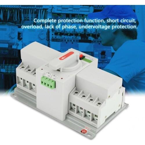 220V 63A 4P Transfer Switch Mini Dual Power Automatic Transfer Switch 4P Automatic Transfer Switch