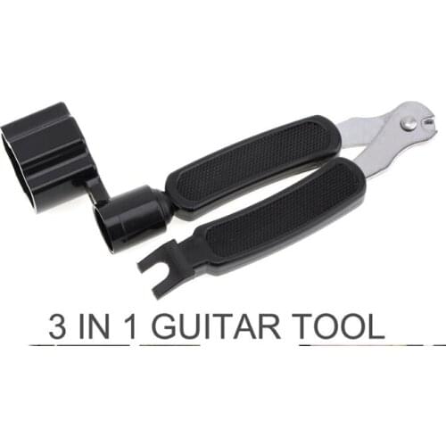 5pcs Guitar Tool Set Multifunction Guitar Accessories 3 in 1 Guitar Peg String Winder String Pin Puller String Cutter