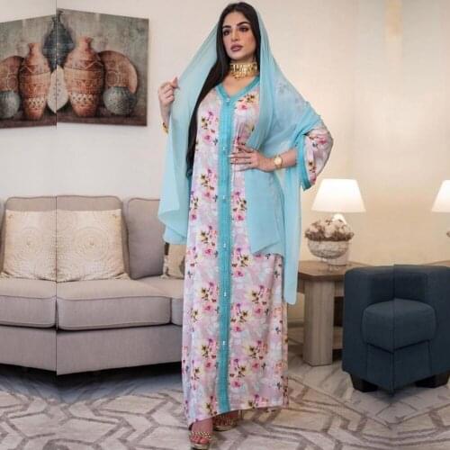 Abaya Dubai Turkey Muslim Dress Islam Clothing Dresses Abayas For Women Vestidos Robe Longue Vetement Femme Musulman De Mode