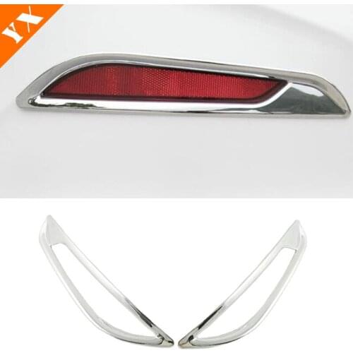 ABS Chrome For Chevrolet Cruze 2016 2017 2018 accessories Car rear fog lampshade frame cover trim Sticker Car styling 2 pcs