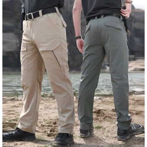 2019 New arrival good quality high end Tactical Pants Men Multi-pocket Anti Scratch fast drying Trousers breathable Cargo Pants