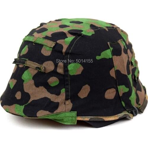 Reversible WWII German M35 40 Helmet Cover Plane Tree Color