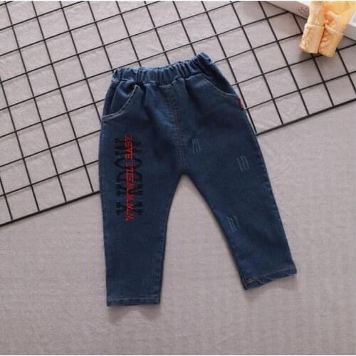 Girls Jeans for Kids spring autumn Trousers Children Jeans Kids Fashion Denim Pants Baby Boys Infant Clothing toddler 0-5 years