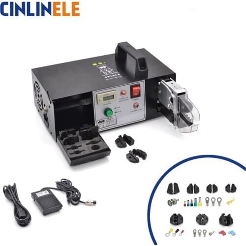 EM-6B2 Electrical Type Terminal Crimping Machine Tools Crimp Variety Of Terminals Equipped with 7 crimping dies ferramentas