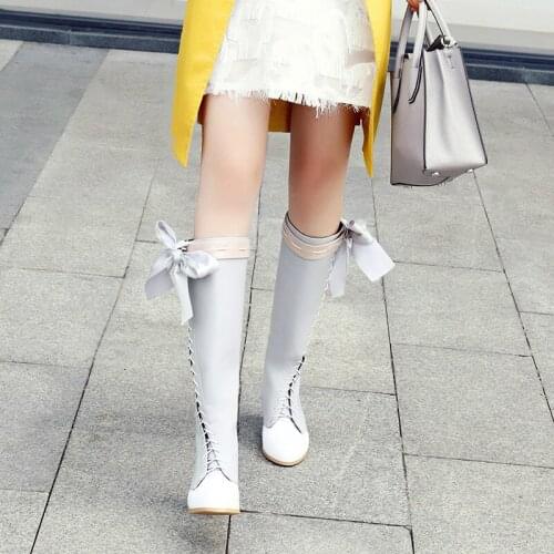 Violet Evergarden Cosplay Lolita Boots Women Shoes Ladies Fashion Leisure Cartoon Bow Pu Leather Loli Shoe Goth Mid Heel 4cm