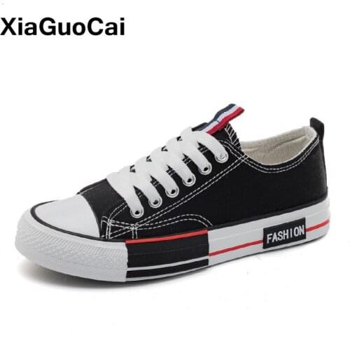 Classic Woman Canvas Shoes Spring Autumn Female Casual Shoes Lace Up Comfortable Ladies Flats Breathable Plimsolls For Girl