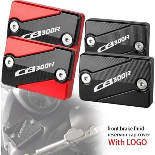 New 6 Colors Available Motorcycle Aluminum Brake Fluid Fuel Reservoir Tank Cap Cover For HONDA CB300R CB300 R CB300F 2015-2017