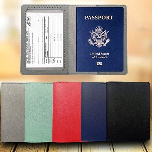 1PC Travel Passport Cover Unisex Card Case Holder Fashion New PU Passport Holder