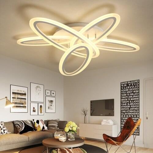OPENLIGHT Creative Circular Acrylic LED Ceiling Lamp Home Living Room Bedroom Study Room Aisle Ceiling Light commercial lighting