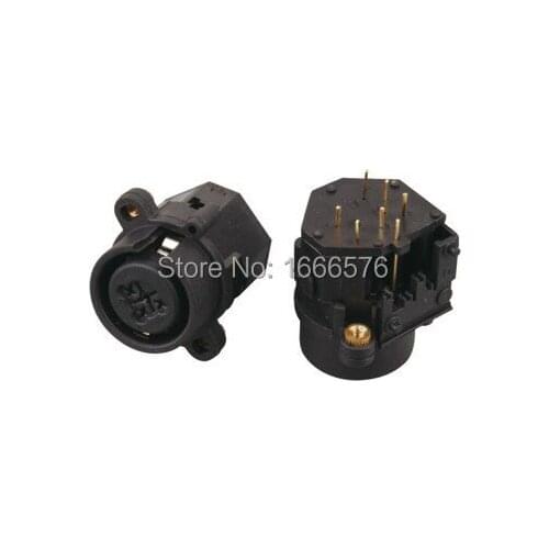 Wholesale 50 pcs FEMALE SOCKET, XLR-1/4" JACK With lock - 407AC