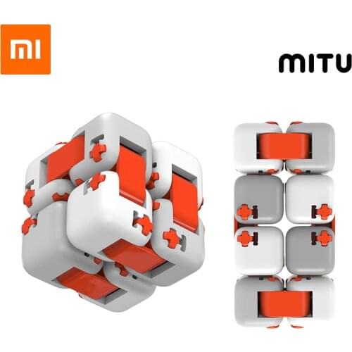 Original Xiaomi Mitu Finger Bricks Stress Relief Cube Spinner Toy Smart Fingertip Building Blocks Toys Xiaomi Home Gift for Kids