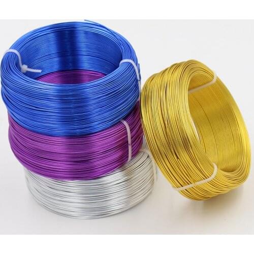 100m/Roll 1mm Diameter Soft Colored Aluminum wire For DIY Handmade Crafts Accessories Modeling materials