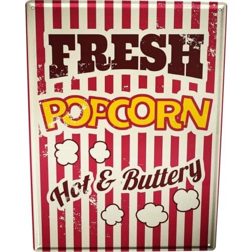 SINCE 2004 Tin Sign Metal Plate Decorative Sign Home Decor Plaques 30 x 40 cm Metal Plate Plaque Bar Party Popcorn Cinema